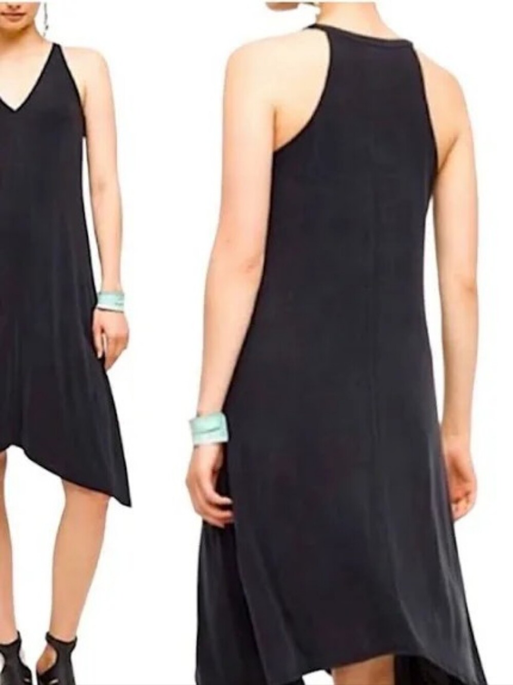 Anthropologie DOLAN Left Coast Collection Black Halter Dress